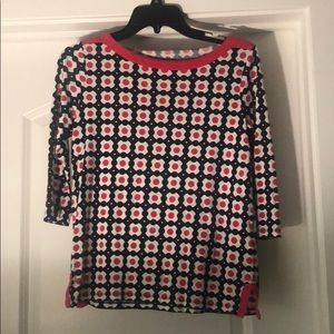 Three quarter length Talbots cotton shirt